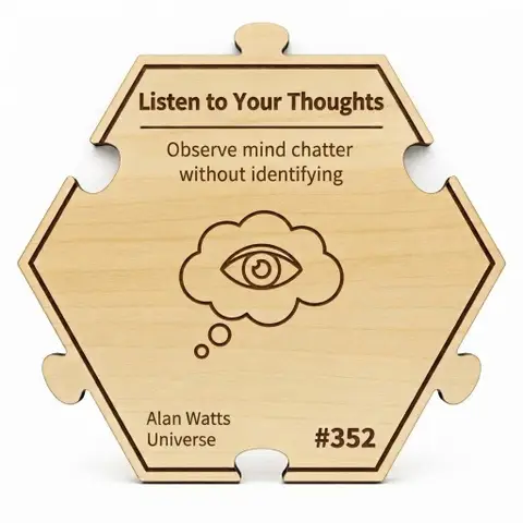 Listen to Your Thoughts — Puzzle4Life™ piece front