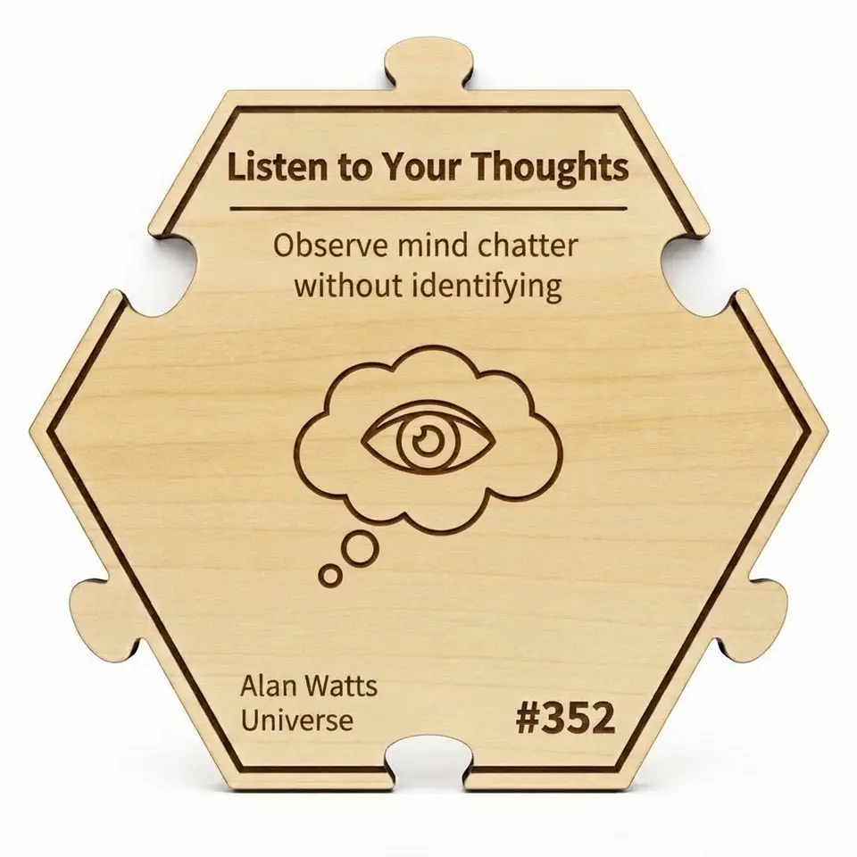 Listen to Your Thoughts — Puzzle4Life™ piece front