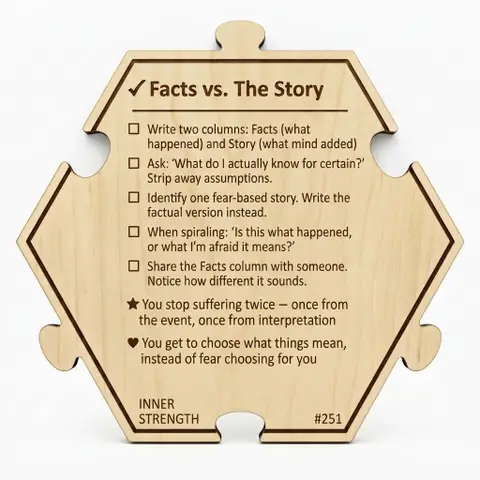 Facts vs. The Story — Puzzle4Life™ piece back