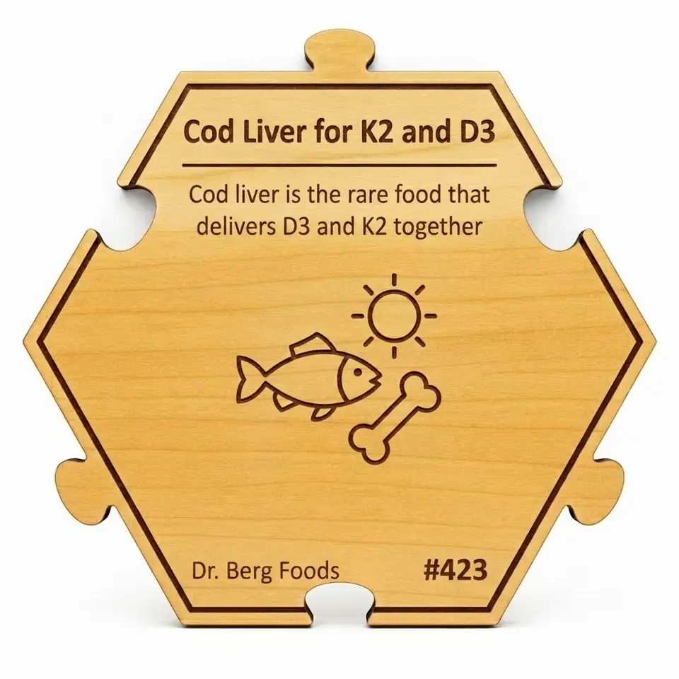 Dr. Berg — 7 Healthiest Foods #423 — Puzzle4Life™ piece front