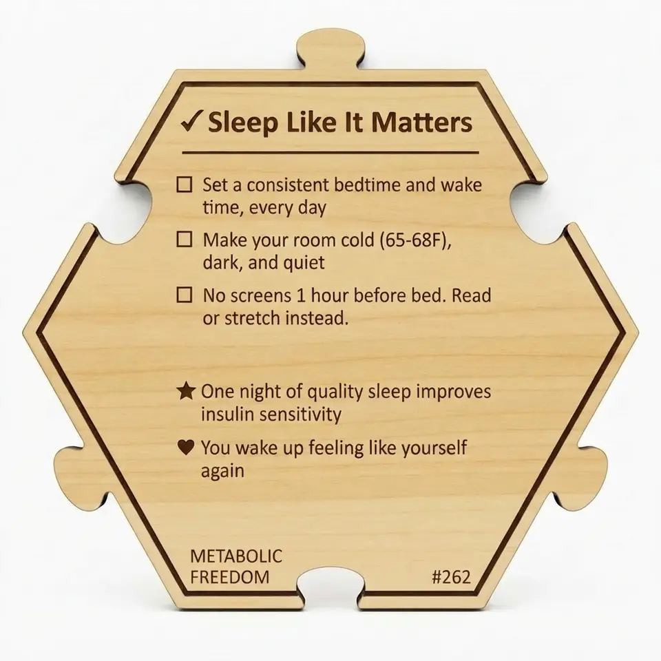 Sleep Like It Matters — Puzzle4Life™ piece back