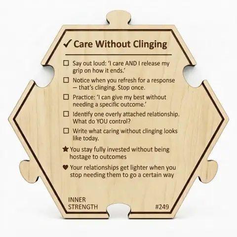 Care Without Clinging — Puzzle4Life™ piece back