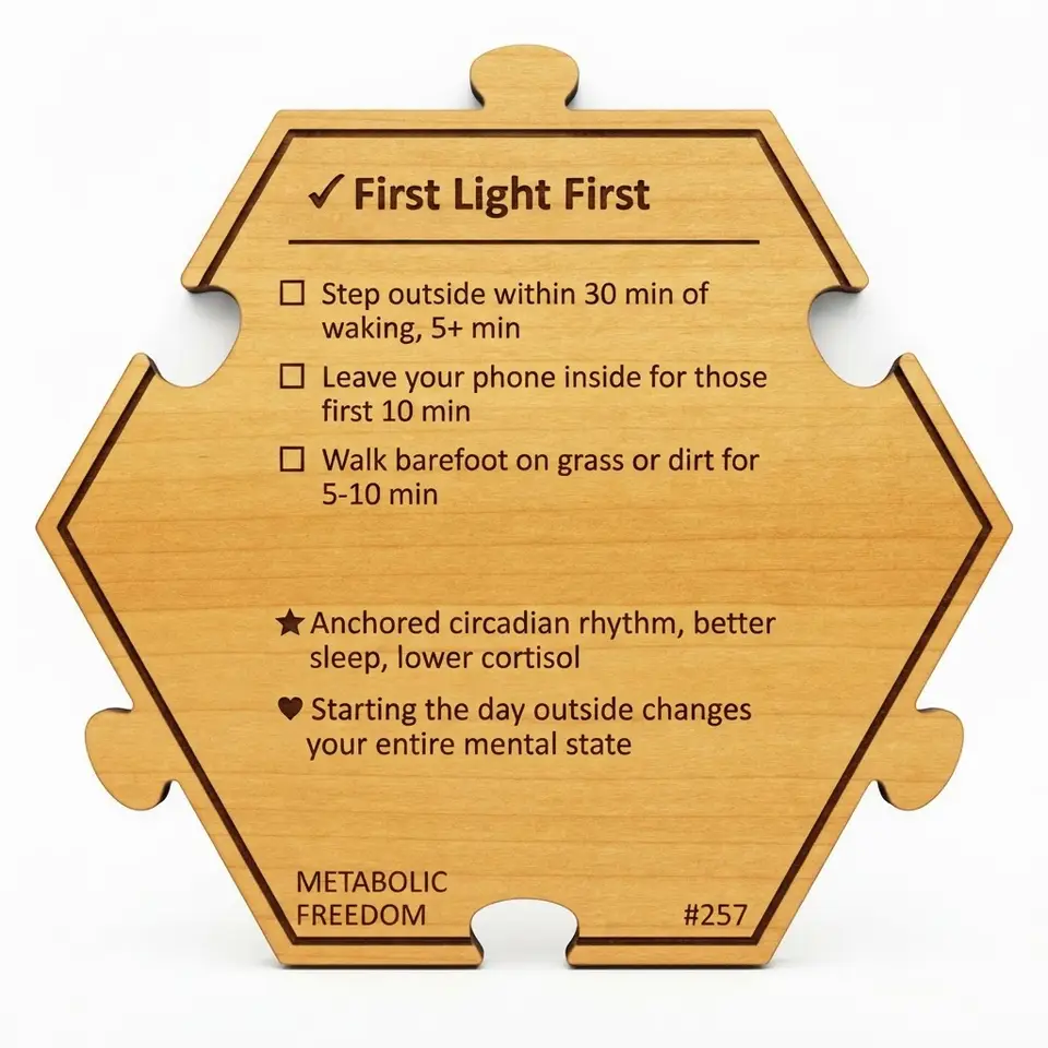 First Light First — Puzzle4Life™ piece back