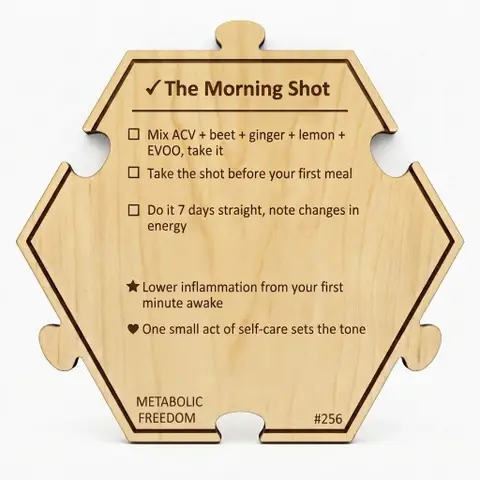The Morning Shot — Puzzle4Life™ piece back
