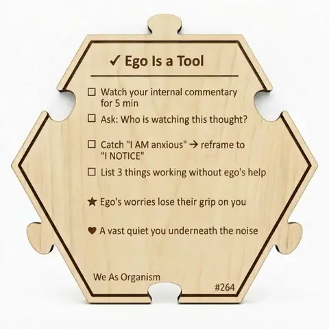 Ego Is a Tool — Puzzle4Life™ piece back