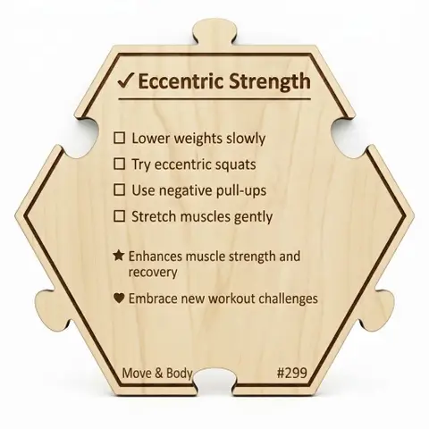 Strengthen with Eccentric Movements — Puzzle4Life™ piece back