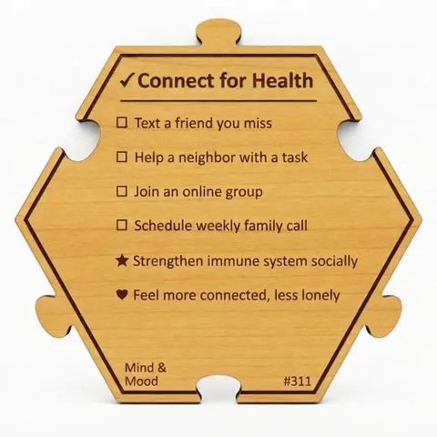 Connect for Better Health — Puzzle4Life™ piece back