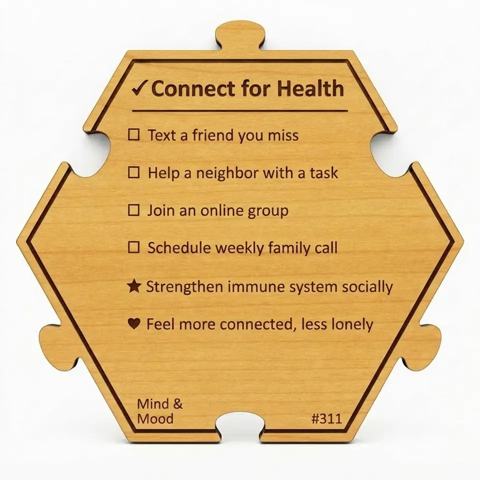 Connect for Better Health — Puzzle4Life™ piece back