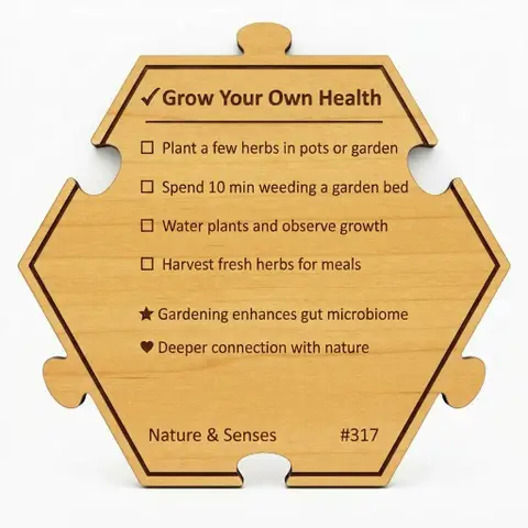 Grow Your Own Health — Puzzle4Life™ piece back