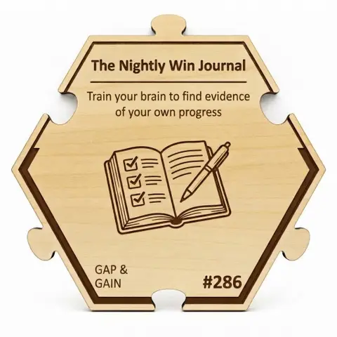 The Nightly Win Journal — Puzzle4Life™ piece front