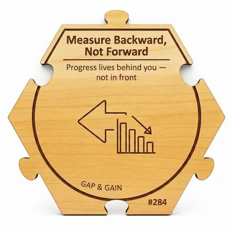 Measure Backward, Not Forward — Puzzle4Life™ piece front