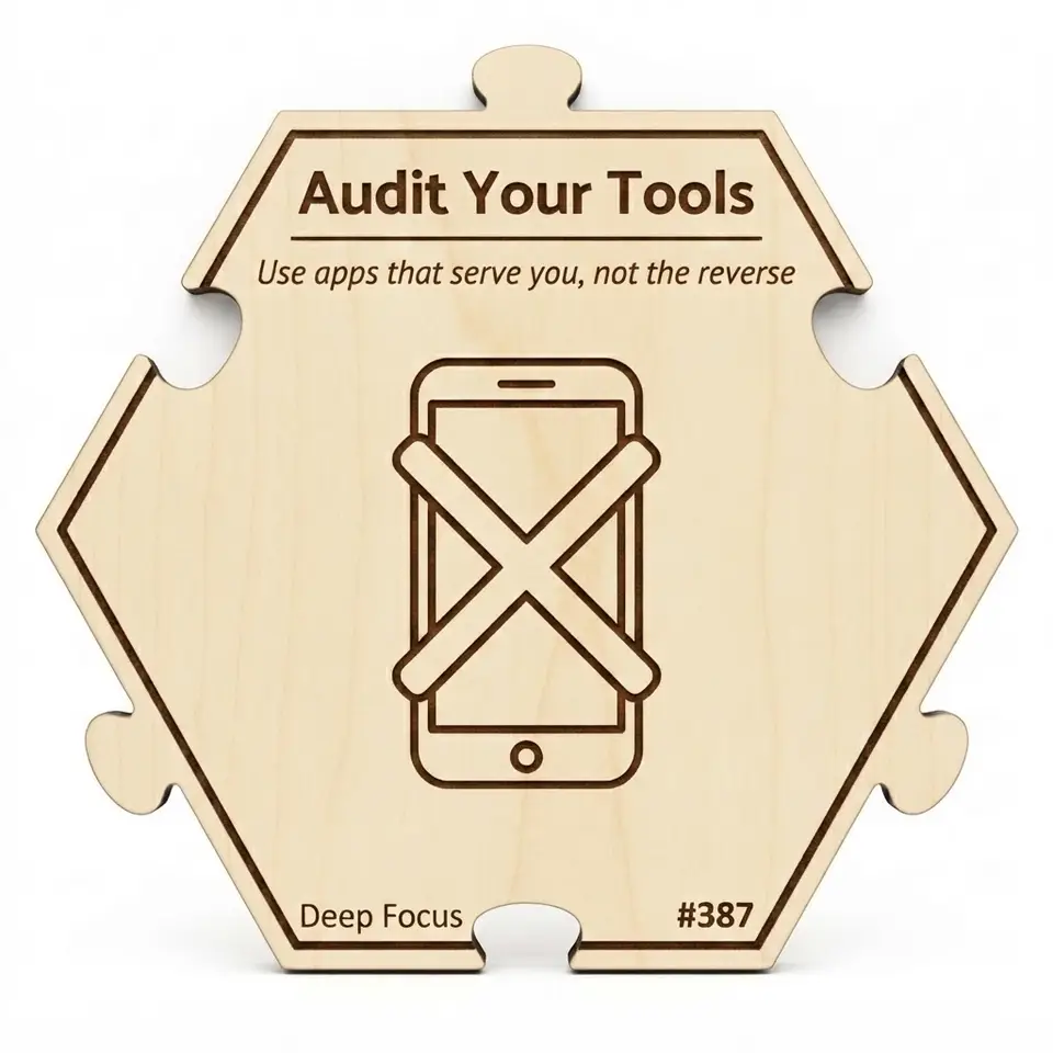 Audit Your Tools — Puzzle4Life™ piece front