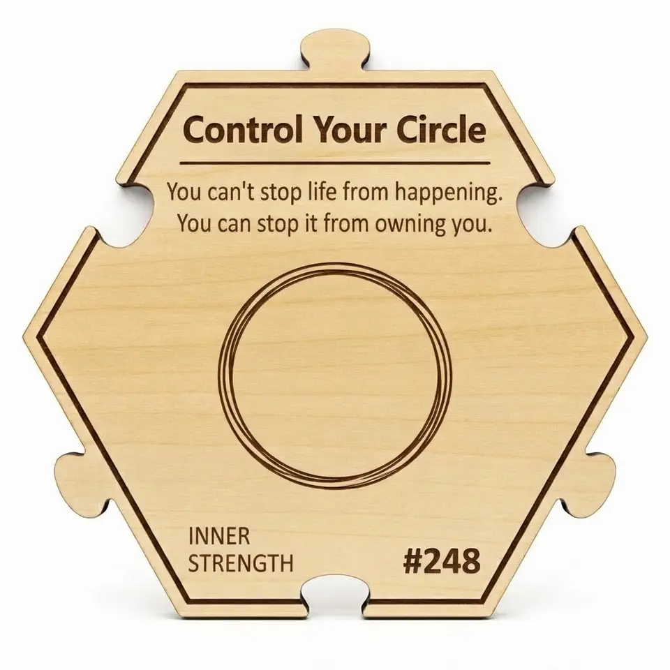 Control Your Circle — Puzzle4Life™ piece front