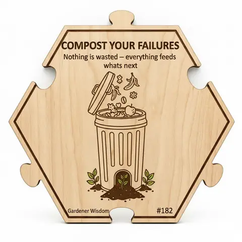 Compost Your Failures — Puzzle4Life™ piece front