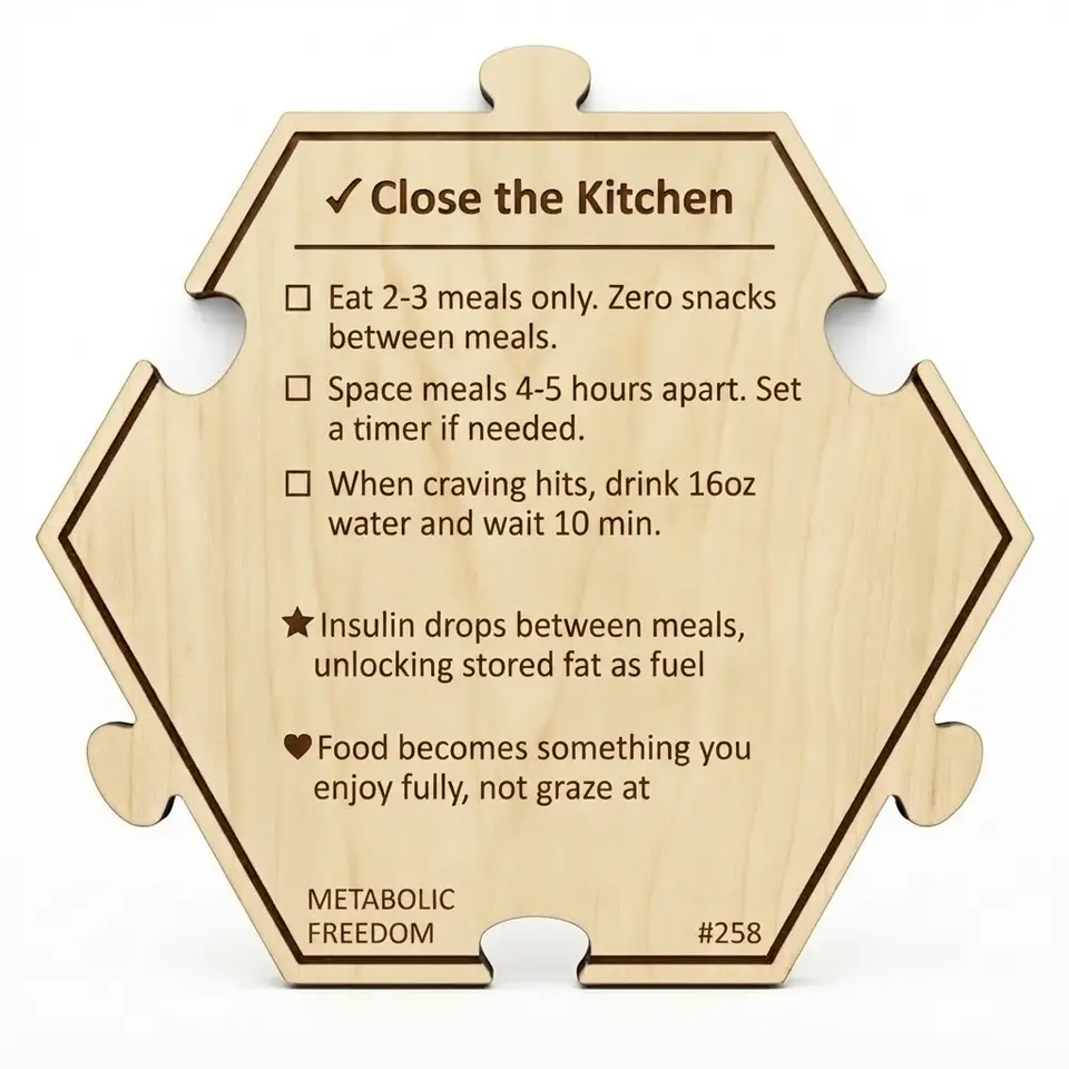 Close the Kitchen — Puzzle4Life™ piece back