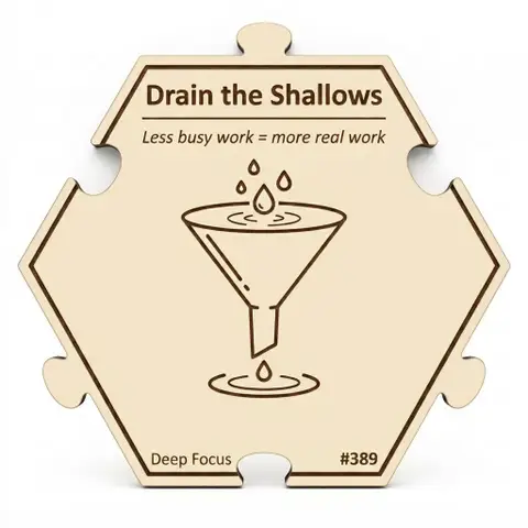 Drain the Shallows — Puzzle4Life™ piece front