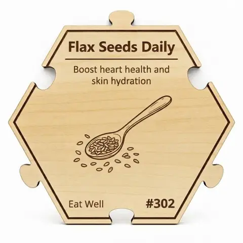 Elevate Your Health with Flax Seeds — Puzzle4Life™ piece front