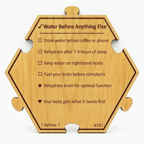 Water Before Anything Else — Puzzle4Life™ piece back