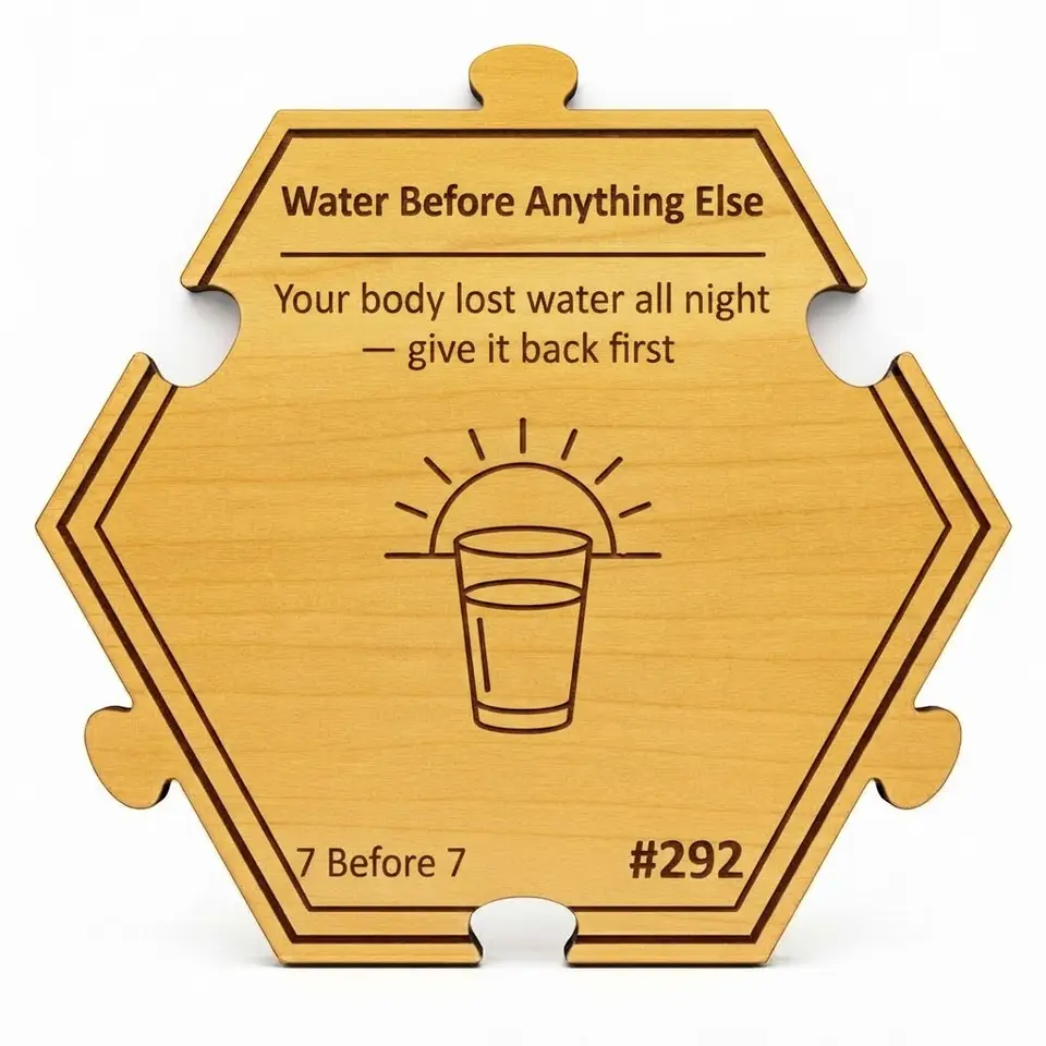 Water Before Anything Else — Puzzle4Life™ piece front