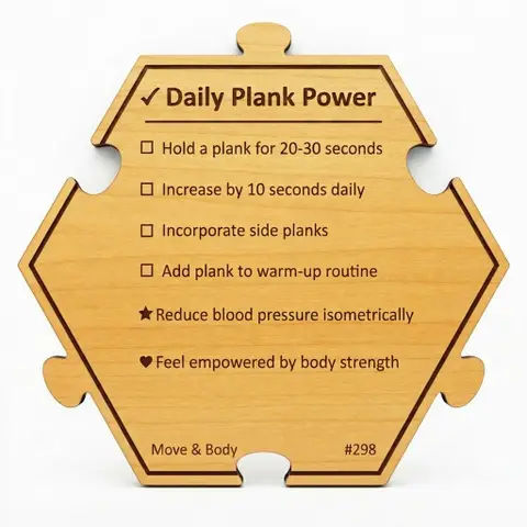 Strengthen Your Core Daily — Puzzle4Life™ piece back