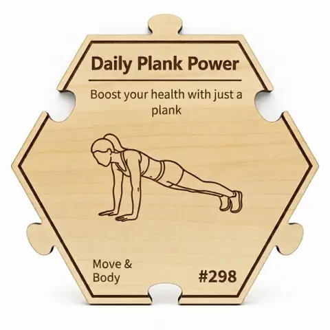 Strengthen Your Core Daily — Puzzle4Life™ piece front