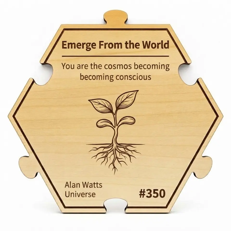 Emerge From the World — Puzzle4Life™ piece front
