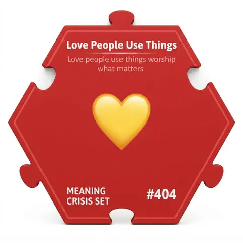 Love People Use Things — Puzzle4Life™ piece front