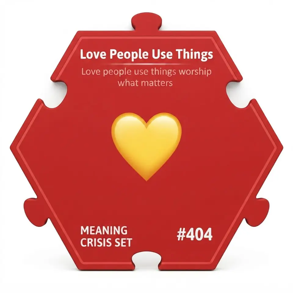 Love People Use Things — Puzzle4Life™ piece front