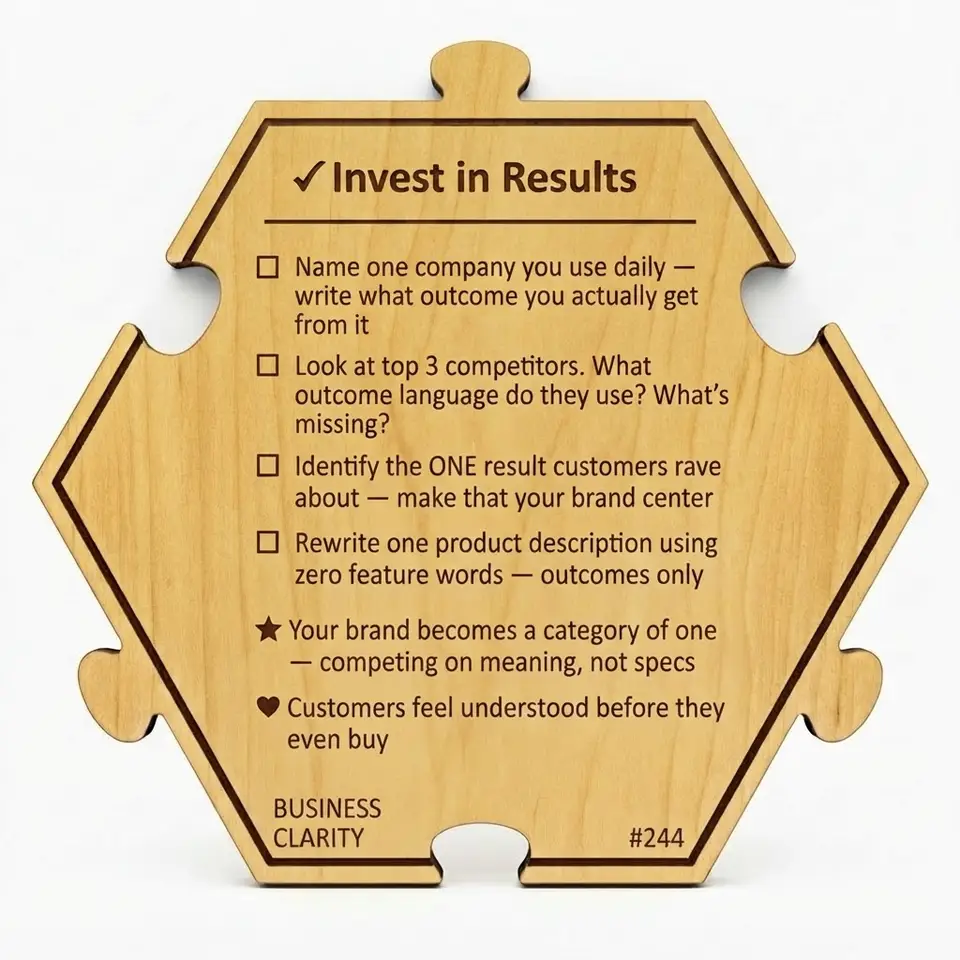 Invest in Results — Puzzle4Life™ piece back