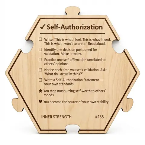 Self-Authorization — Puzzle4Life™ piece back
