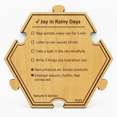 Find Joy in Rainy Days — Puzzle4Life™ piece back