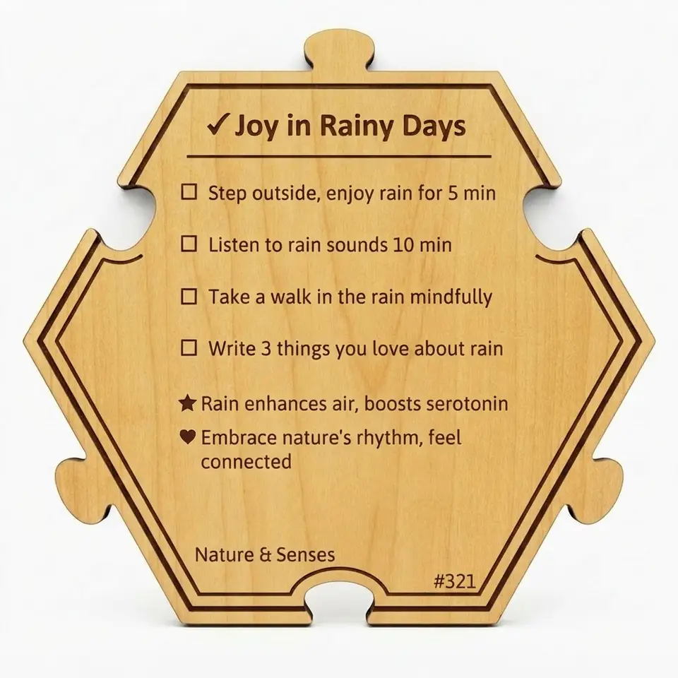 Find Joy in Rainy Days — Puzzle4Life™ piece back