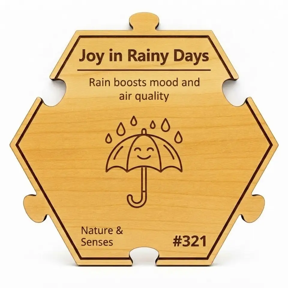 Find Joy in Rainy Days — Puzzle4Life™ piece front