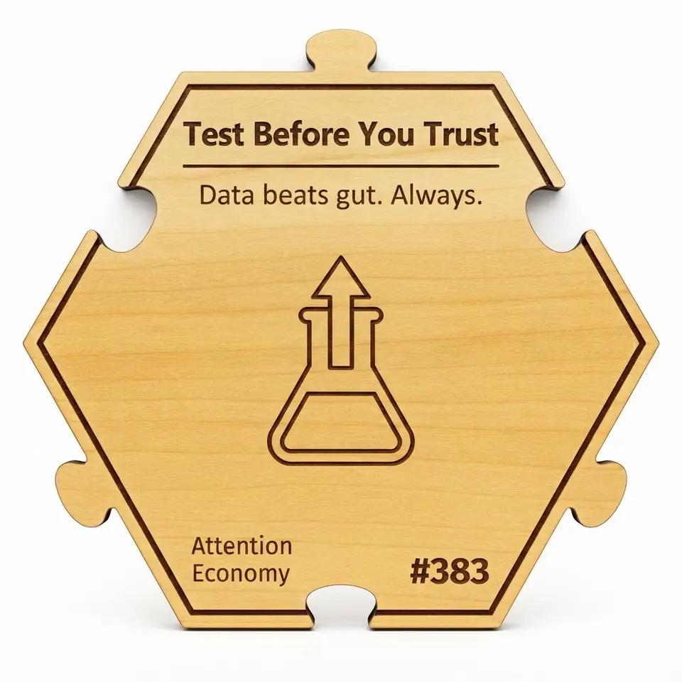 Test Before You Trust — Puzzle4Life™ piece front