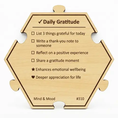 Embrace Daily Gratitude — Puzzle4Life™ piece back