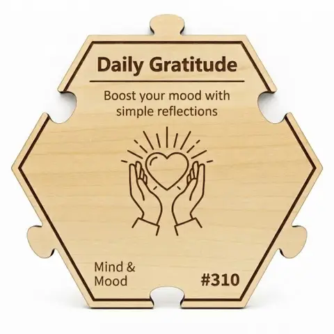 Embrace Daily Gratitude — Puzzle4Life™ piece front