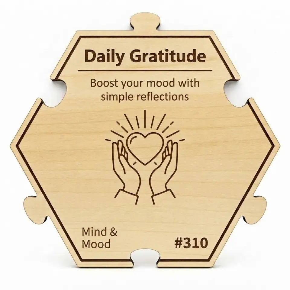 Embrace Daily Gratitude — Puzzle4Life™ piece front