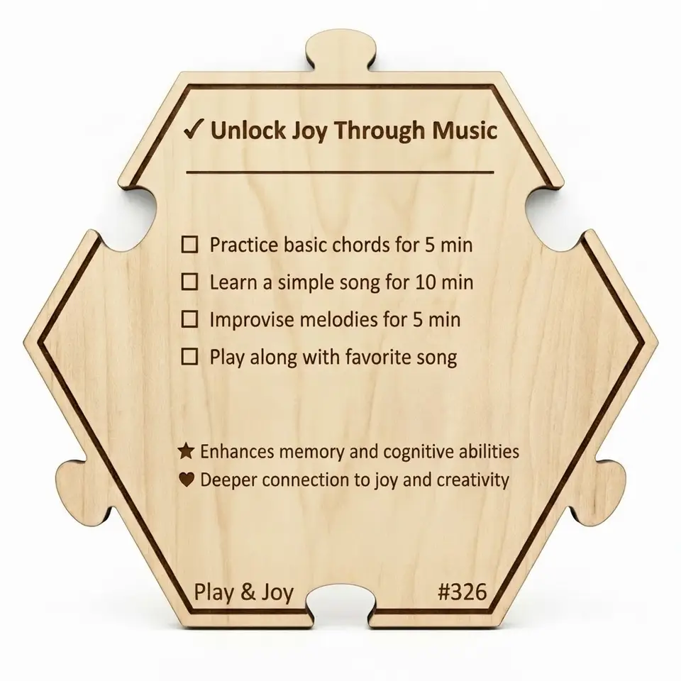 Unlock Joy Through Music — Puzzle4Life™ piece back