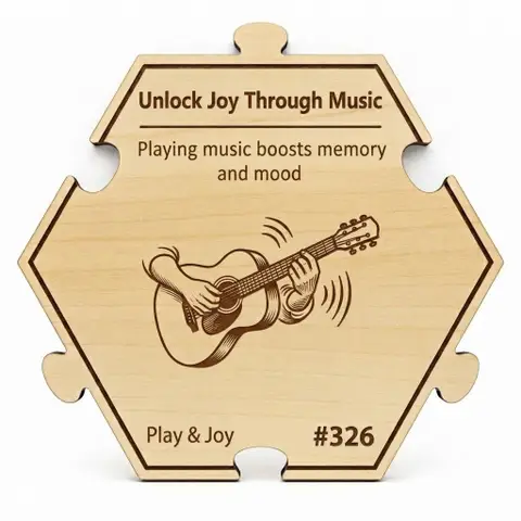 Unlock Joy Through Music — Puzzle4Life™ piece front