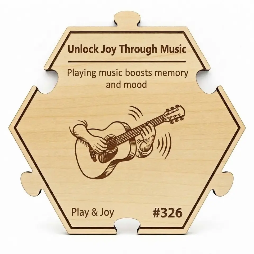 Unlock Joy Through Music — Puzzle4Life™ piece front