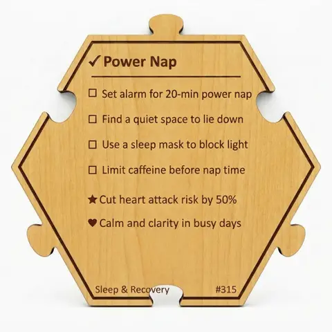 Revitalize with a Quick Nap — Puzzle4Life™ piece back