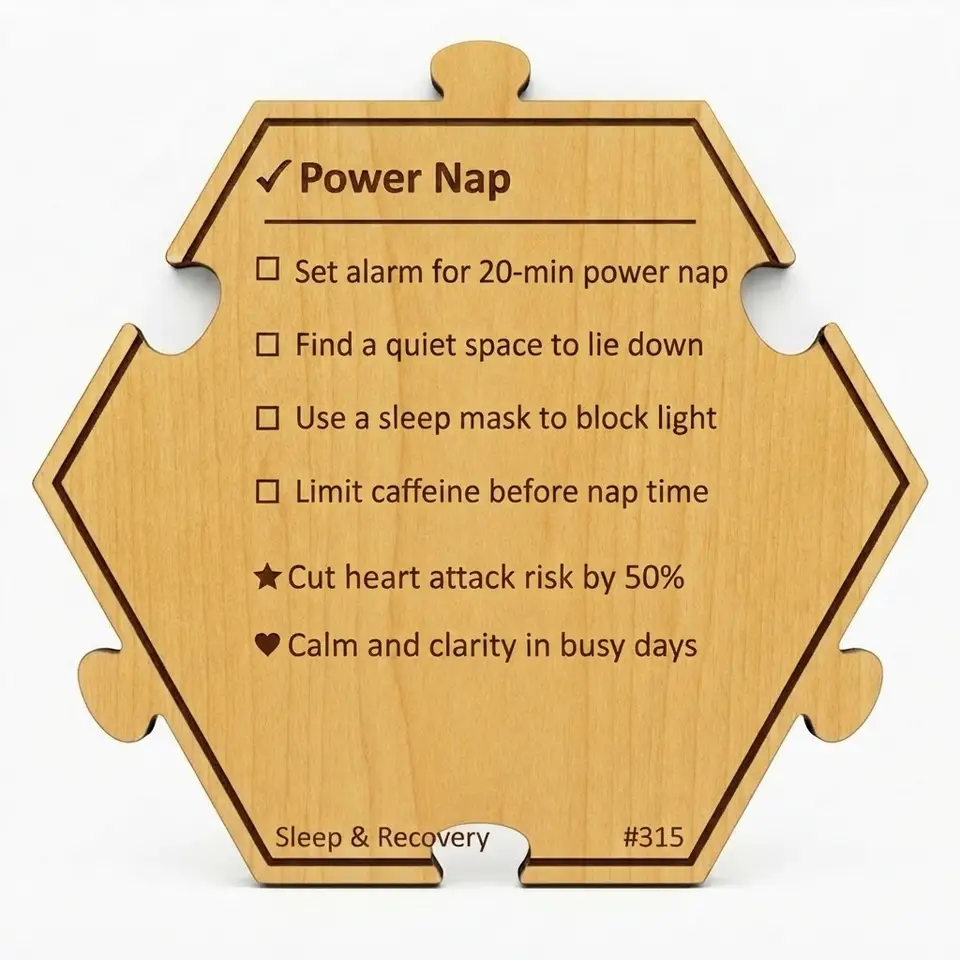 Revitalize with a Quick Nap — Puzzle4Life™ piece back