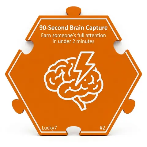 90-Second Brain Capture — Puzzle4Life™ piece front