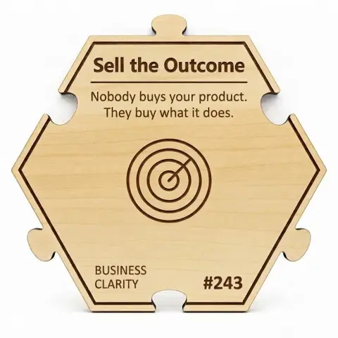 Sell the Outcome — Puzzle4Life™ piece front