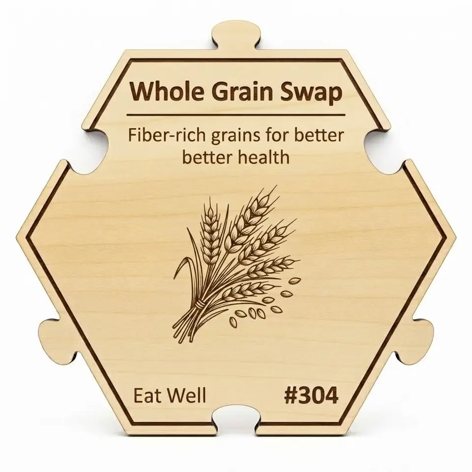Boost Your Health with Whole Grains — Puzzle4Life™ piece front