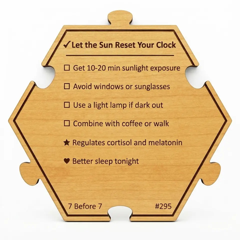 Let the Sun Reset Your Clock — Puzzle4Life™ piece back