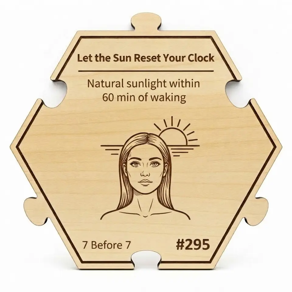 Let the Sun Reset Your Clock — Puzzle4Life™ piece front