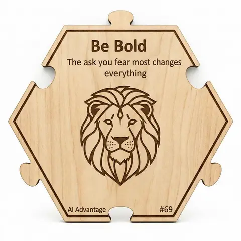 Be Bold — Puzzle4Life™ piece front