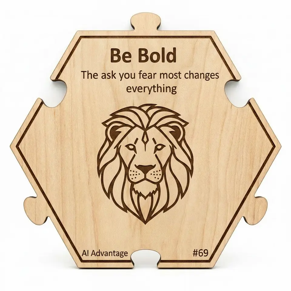 Be Bold — Puzzle4Life™ piece front