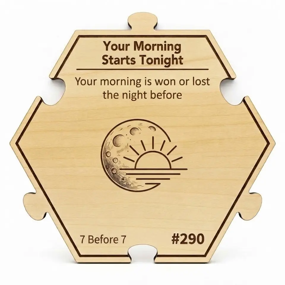 Your Morning Starts Tonight — Puzzle4Life™ piece front
